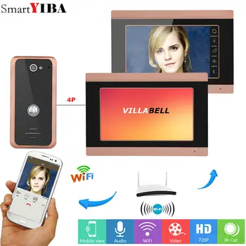 SmartYIBA 2*7inch Wired Wifi Video Door Phone Doorbell Intercom Entry System with Wired Camera Night Vision,Support Remote
SmartYIBA 2*7inch Wired Wifi Video Door Phone Doorbell Intercom Entry System with Wired Camera Night Vision,Support Remote