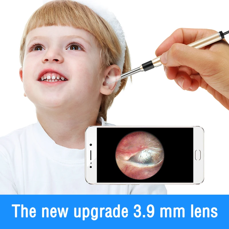 3 in 1 Ear Endoscope Camera 3.9mm 720P HD Inspection Camera and 6 Adjustable LED Lights for Android Smartphone, Samsung Type-C
3 in 1 Ear Endoscope Camera 3.9mm 720P HD Inspection Camera and 6 Adjustable LED Lights for Android Smartphone, Samsung Type-C