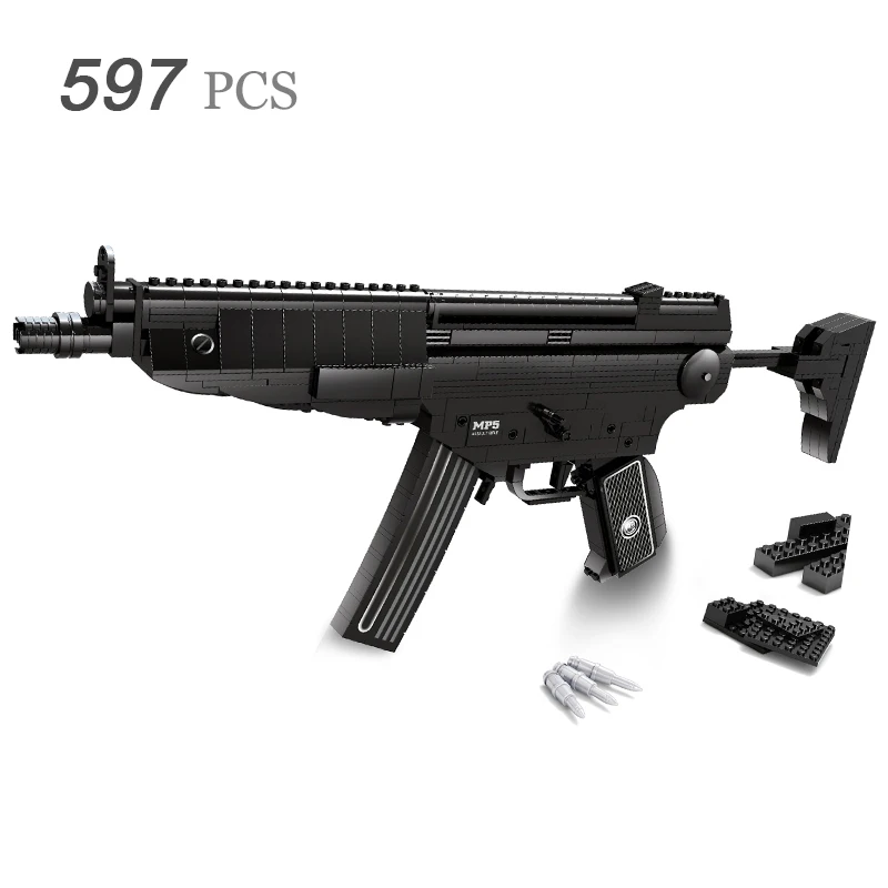 Sniper Assault Rifle GUN Weapon Arms Model 1:1 3D 597pcs Model Brick Gun Building Block Set Toy Gift For Children
Sniper Assault Rifle GUN Weapon Arms Model 1:1 3D 597pcs Model Brick Gun Building Block Set Toy Gift For Children