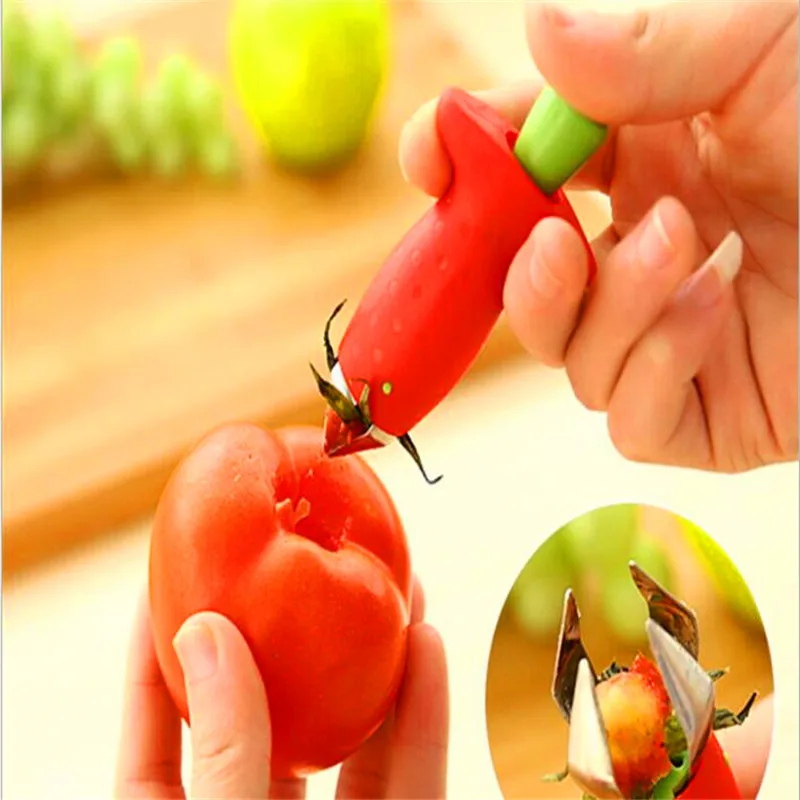 1PC Strawberry Hullers Metal +Plastic Fruit Remove Gadget Stalks Device Tomato Stalks Kitchen Strawberry Knife Stem Remover
1PC Strawberry Hullers Metal +Plastic Fruit Remove Gadget Stalks Device Tomato Stalks Kitchen Strawberry Knife Stem Remover