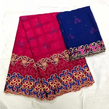 Excellent 5y African embroidery cotton lace fabric matching Swiss voile lace cloth for sewing dress set OCV6(5+2y) 
Excellent 5y African embroidery cotton lace fabric matching Swiss voile lace cloth for sewing dress set OCV6(5+2y)