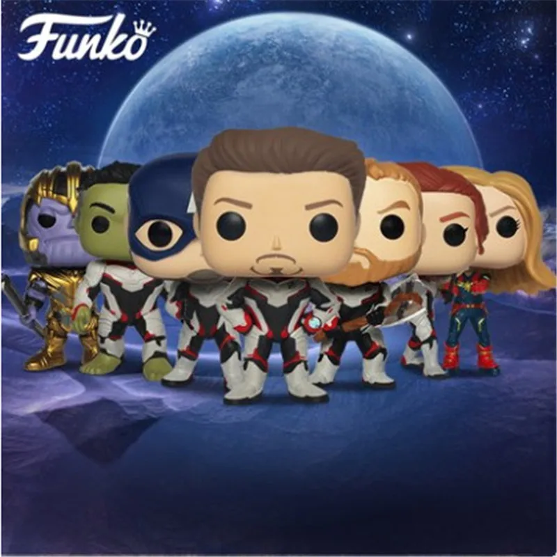 Funko POP Official Avengers4 Endgame Movie Model Vinyl Doll Collection #449 Iron Man #453 Thanos Birthday Gift Action Figure Toy
Funko POP Official Avengers4 Endgame Movie Model Vinyl Doll Collection #449 Iron Man #453 Thanos Birthday Gift Action Figure Toy