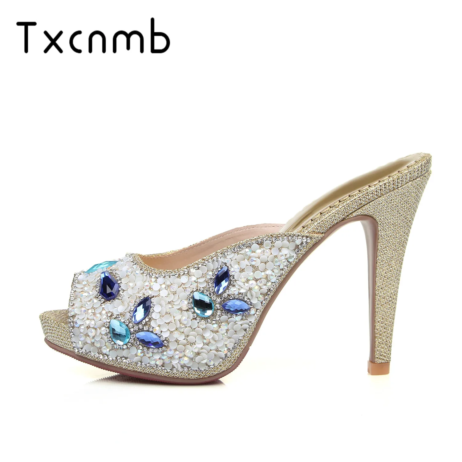 TXCNMB shoes woman 2019 new arrival women sandals crystal shoes fashion party wedding shoes woman high heels shoes Slippers
TXCNMB shoes woman 2019 new arrival women sandals crystal shoes fashion party wedding shoes woman high heels shoes Slippers