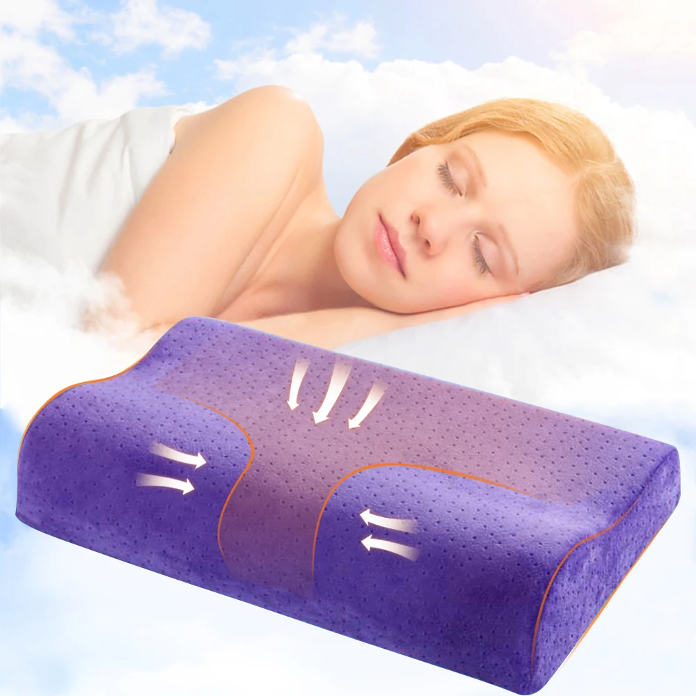 Memory Foam Pillow With Solid Velvet Pillowcase Adults Neck-Protecting For Bedroom Cervical Health Improve Soft Sleeping 1x
Memory Foam Pillow With Solid Velvet Pillowcase Adults Neck-Protecting For Bedroom Cervical Health Improve Soft Sleeping 1x