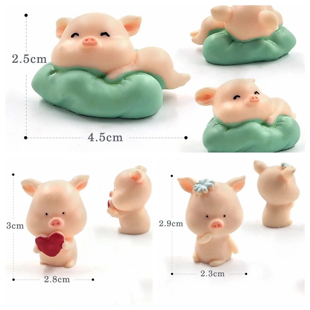 1PC Mini Cute Pig Resin Crafts Animal Model Miniature Accessories Set Toys Gift For Kids Cartoon Figures Fairy Garden Decor
1PC Mini Cute Pig Resin Crafts Animal Model Miniature Accessories Set Toys Gift For Kids Cartoon Figures Fairy Garden Decor
