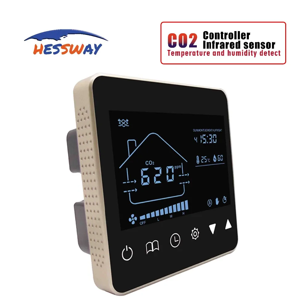 Air system Nather NDIR air quality monitor sensor CO2 gas regulator Reduce concentration for temp&Humidity detector
Air system Nather NDIR air quality monitor sensor CO2 gas regulator Reduce concentration for temp&Humidity detector