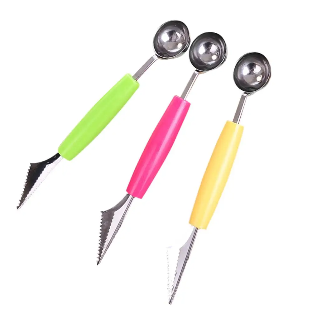 Creative Fruit Carving Knife Watermelon Cutter Baller Spoon Baller Kitchen Tool Fruit Decorating Cut Round Scoop Gadget
Creative Fruit Carving Knife Watermelon Cutter Baller Spoon Baller Kitchen Tool Fruit Decorating Cut Round Scoop Gadget