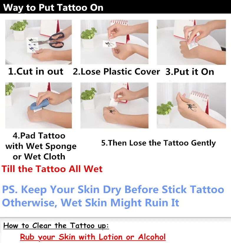 17 new arrive 48 X 16CM cool temporary Full arm tattoo waterproof stickers (12 design)fake tattoo makeup for men boy 6