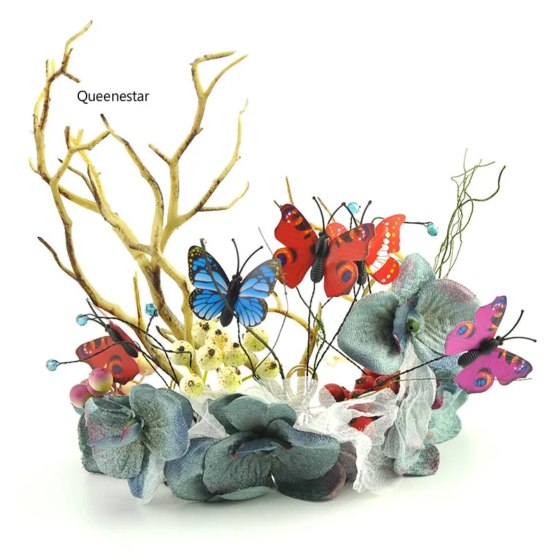 2017 New Forest Buckhorn Butterfly Hairband Crown For Women Christmas Holiday Party Show Flower Headwear Head Bands
2017 New Forest Buckhorn Butterfly Hairband Crown For Women Christmas Holiday Party Show Flower Headwear Head Bands