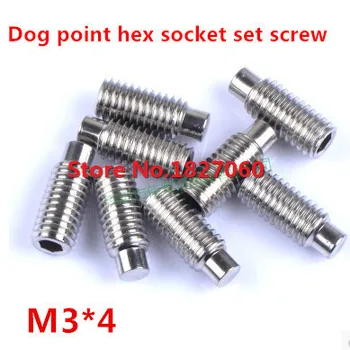 500 Pieces M3*4 DIN915 SUS304 Cylinder Dog Point Hex Socket Set Screw Fastener
500 Pieces M3*4 DIN915 SUS304 Cylinder Dog Point Hex Socket Set Screw Fastener