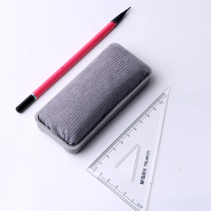 Grey velvet magnetic whiteboard eraser office Erasable blackboard cleaner Magnetic board marker whitebord pen wipe chalk eraser
Grey velvet magnetic whiteboard eraser office Erasable blackboard cleaner Magnetic board marker whitebord pen wipe chalk eraser