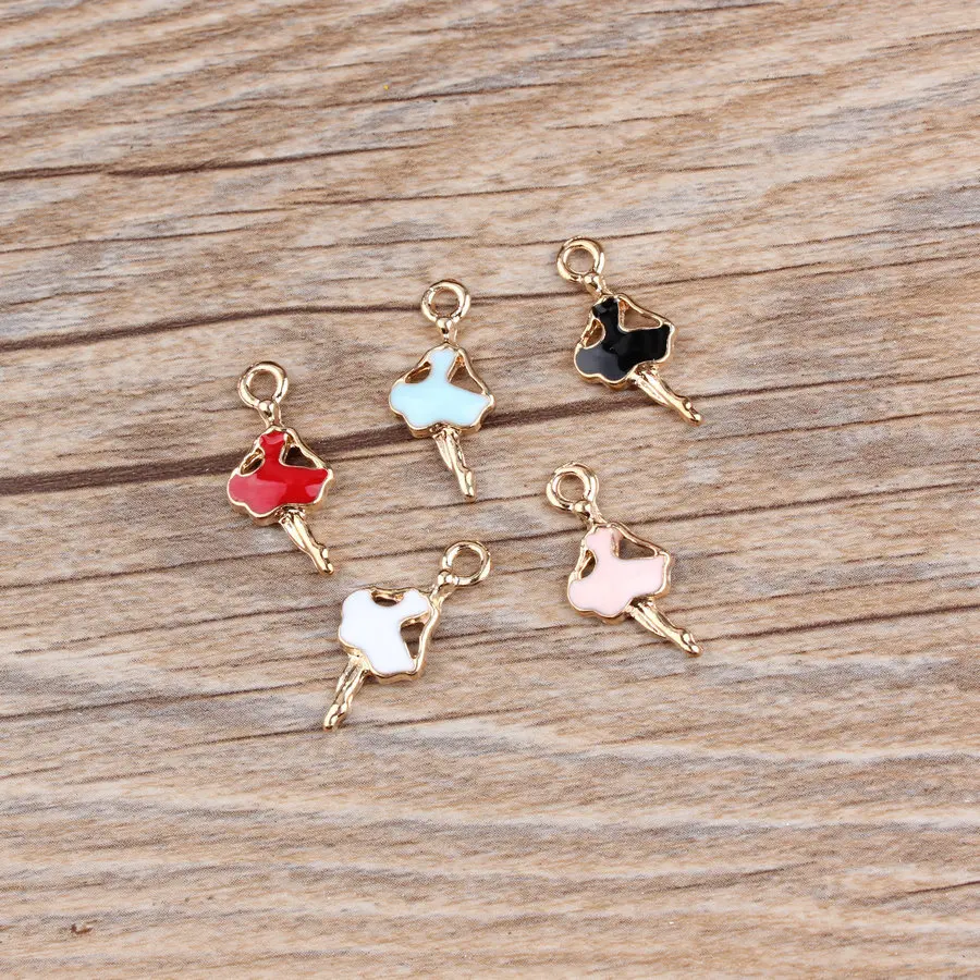 10pcs 10*22mm DIY Alloy metal enamel ballerina charms fashion dangle ballet dancer pendants for bracelet earrings jewelry making
10pcs 10*22mm DIY Alloy metal enamel ballerina charms fashion dangle ballet dancer pendants for bracelet earrings jewelry making