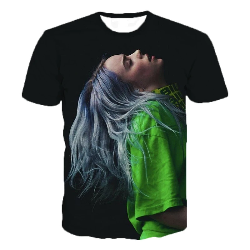 2019New Arrival Billie Eilish T Shirt Music Singer 3D Printed T Shirts Men Women Short Sleeve Summer Casual Personality T Shirts
2019New Arrival Billie Eilish T Shirt Music Singer 3D Printed T Shirts Men Women Short Sleeve Summer Casual Personality T Shirts