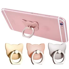 Finger Ring Mobile Phone Smartphone Stand Holder For iPhone X 8 7 6 6S Plus 5S Smart Phone IPAD MP3 Car Mount Stand For Samsung(China)