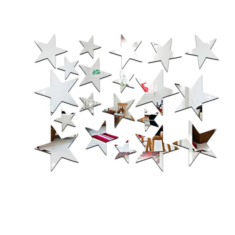 Five-pointed Star Stereo Mirror Wall Sticker Restaurant Aisle Floor Hand-painted Decorative Mirror Sticker Living Room Wall
Five-pointed Star Stereo Mirror Wall Sticker Restaurant Aisle Floor Hand-painted Decorative Mirror Sticker Living Room Wall