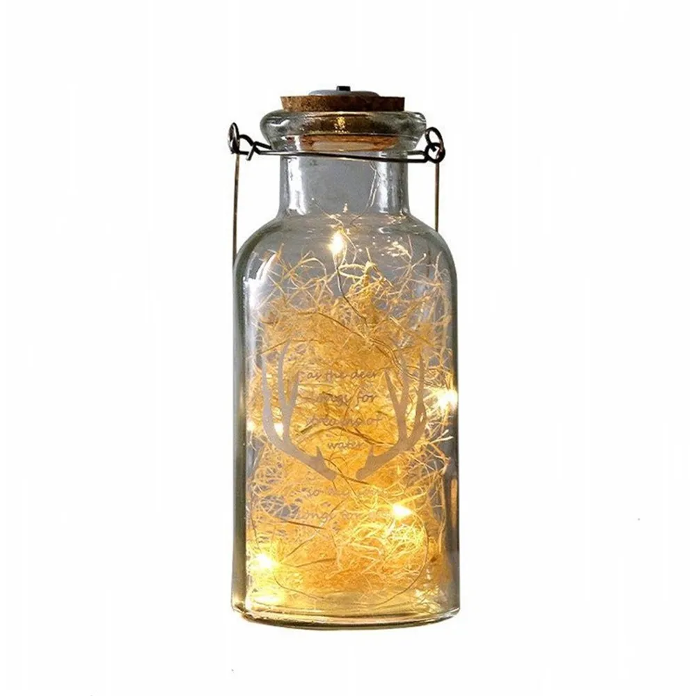 Battery operated fairy light wishing glass bottle with cork led lights silver copper wire colorful mini string lights for decor
Battery operated fairy light wishing glass bottle with cork led lights silver copper wire colorful mini string lights for decor