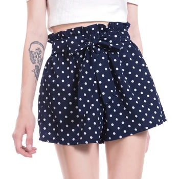 VIIANLES Printed Dots Shorts Summer Frill Trim Bow High Waist Shorts Fashion Lady Women Black Loose Female XL Casual Shorts
VIIANLES Printed Dots Shorts Summer Frill Trim Bow High Waist Shorts Fashion Lady Women Black Loose Female XL Casual Shorts