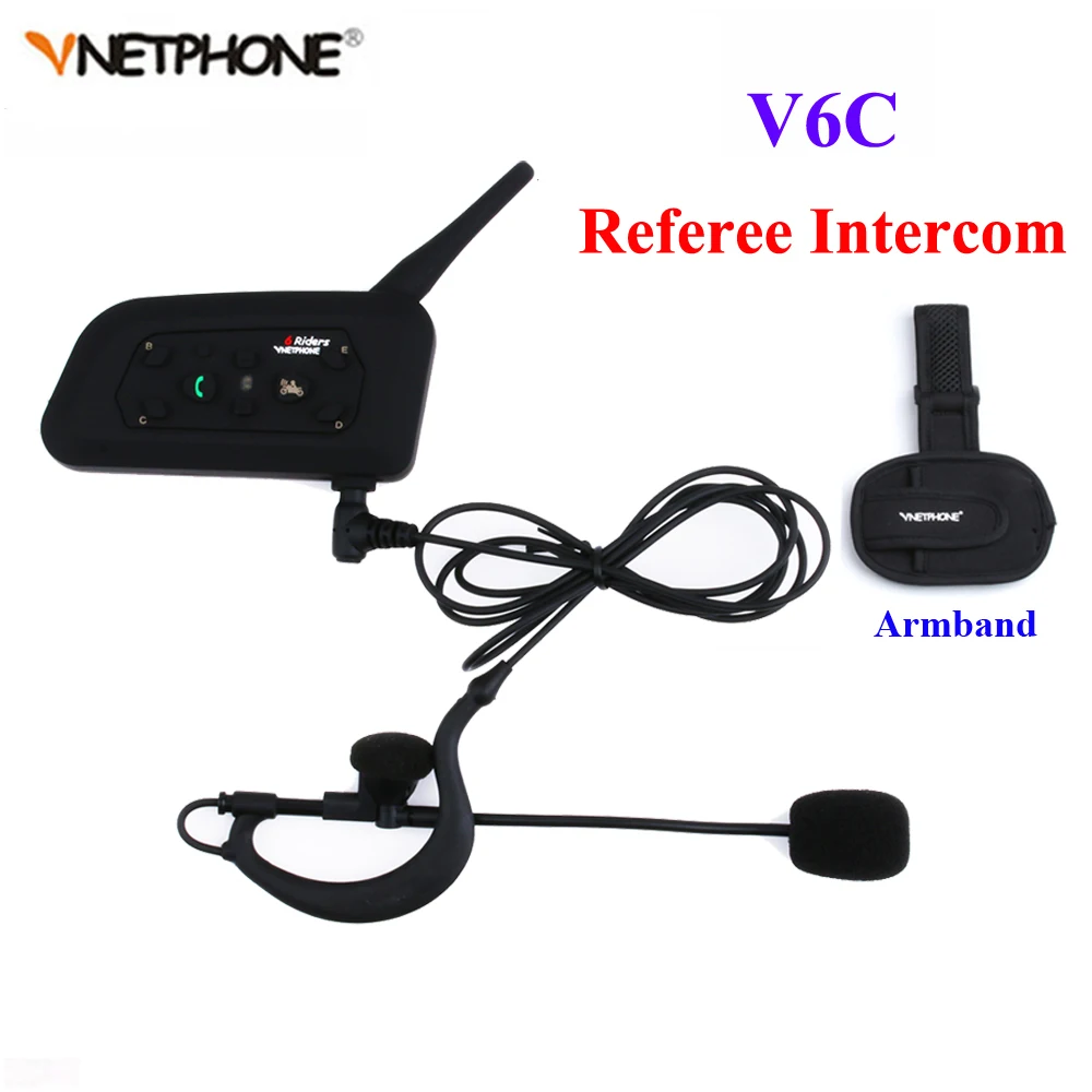 1PCS V6C Wireless Bluetooth Earphone Sccoer Referee Intercom Headset Full Duplex Interphone Two-way Football Coach Intercom
1PCS V6C Wireless Bluetooth Earphone Sccoer Referee Intercom Headset Full Duplex Interphone Two-way Football Coach Intercom