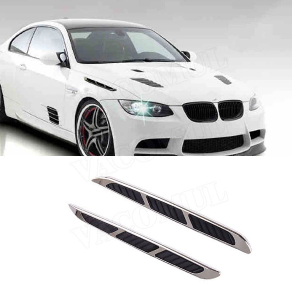 Shark Gills in Car Stickers ABS Engine Bonnet Simulation Air Vent Trims Auto Decoration Stickers For BMW F10 F30 For Ford For VW
Shark Gills in Car Stickers ABS Engine Bonnet Simulation Air Vent Trims Auto Decoration Stickers For BMW F10 F30 For Ford For VW