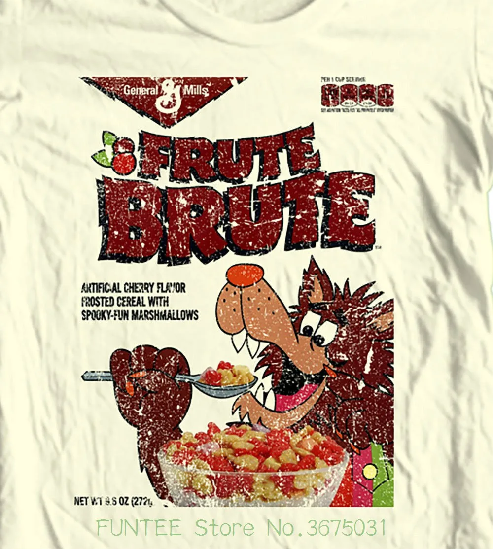 Fashion Men T Shirts Round Neck Fruit Brute T-shirt Monster Cereal Box Boo Berry Chocula Retro 80's Cotton Tee
Fashion Men T Shirts Round Neck Fruit Brute T-shirt Monster Cereal Box Boo Berry Chocula Retro 80's Cotton Tee