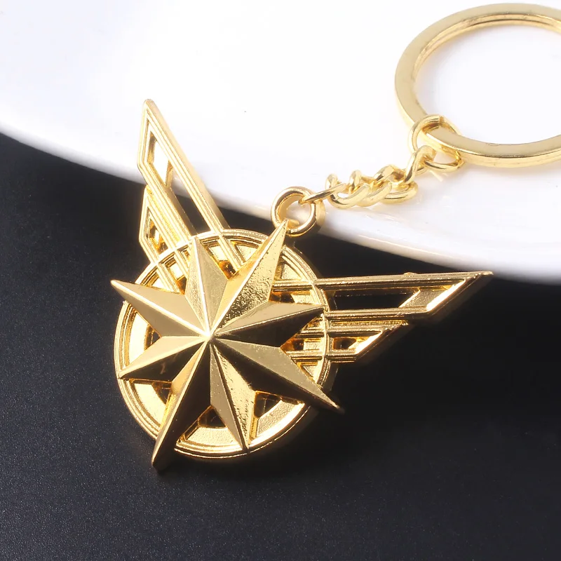 8 Styles Avengers Captain Marvel Keychain Superhero Carol Danvers Gold Logo Key Chain for Women Men Pendant Keyring Jewelry Gift
8 Styles Avengers Captain Marvel Keychain Superhero Carol Danvers Gold Logo Key Chain for Women Men Pendant Keyring Jewelry Gift