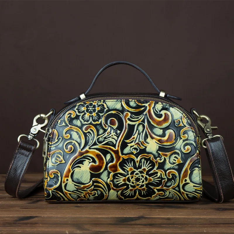Brand Genuine Leather Handbag Women's Crossbody Shoulder Bag Ladies Messenger Bags Vintage Style
Brand Genuine Leather Handbag Women's Crossbody Shoulder Bag Ladies Messenger Bags Vintage Style