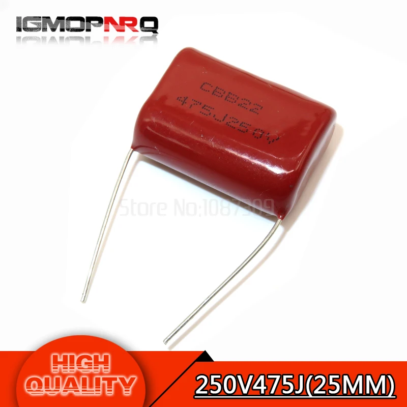 10PCS 250V475J Pitch 25MM 250V 4.7UF 475 4700PF igmopnrq CBB Polypropylene film capacitor new
10PCS 250V475J Pitch 25MM 250V 4.7UF 475 4700PF igmopnrq CBB Polypropylene film capacitor new