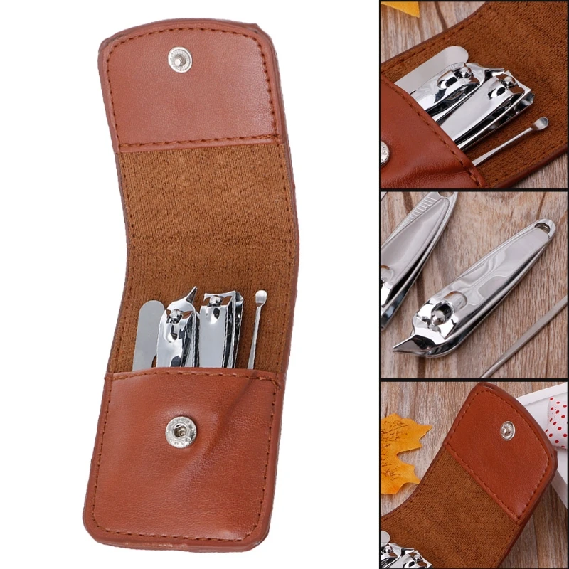 GUJHUI 4PCS Nail Clippers Cleaner Nails File Ear Pick Kit Case Pedicure Manicure Set 10x6cm
GUJHUI 4PCS Nail Clippers Cleaner Nails File Ear Pick Kit Case Pedicure Manicure Set 10x6cm