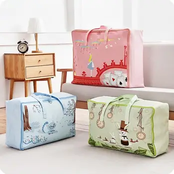 Oxford Cloth Quilt Storage Bag Cute Cartoon Packaging Closet Organizer 
Oxford Cloth Quilt Storage Bag Cute Cartoon Packaging Closet Organizer