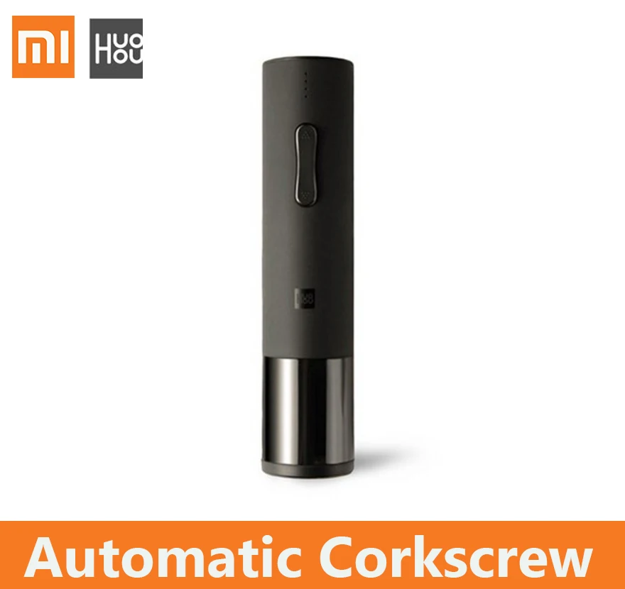 xiaomi mijia huohou Automatic Electric Corkscrew Foil Cutter Cork Out Tool useful red wine bottle opener stopper for home hotel
xiaomi mijia huohou Automatic Electric Corkscrew Foil Cutter Cork Out Tool useful red wine bottle opener stopper for home hotel