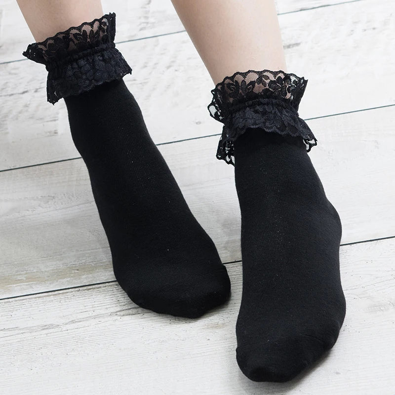 2 Pairs/Lot Woman South Korean Cotton Lace Up Short Socks Lotita Sweet Candy Pink/Blue Calcetines Mujer Students Campus Sokken
2 Pairs/Lot Woman South Korean Cotton Lace Up Short Socks Lotita Sweet Candy Pink/Blue Calcetines Mujer Students Campus Sokken