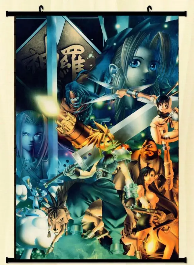 Anime poster Home Decoration Japanese carHot Final Fantasy 7 Poster FFVII Game Poster Square Enix Game Anime Collage Art 60*90cm
Anime poster Home Decoration Japanese carHot Final Fantasy 7 Poster FFVII Game Poster Square Enix Game Anime Collage Art 60*90cm