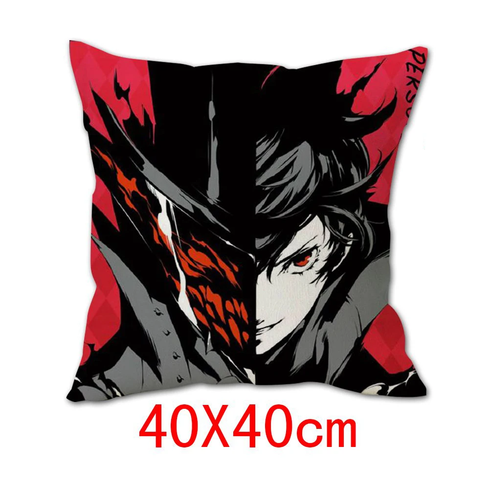 Suncomics игра Persona 5 P5 Joker Ren Amamiya пружинный наволочка Подушка покрывало Tick домашний