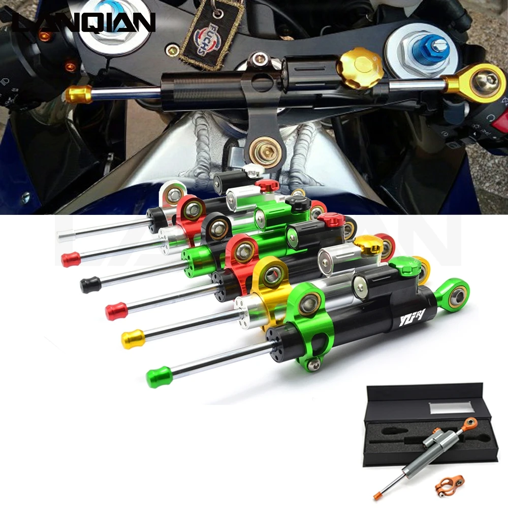 Motorcycle Damper Steering Stabilize Safety Control For YAMAHA YZF R1 1999-2018 2003 2004 2005 2006 2007 2008 2009 2010 2011
Motorcycle Damper Steering Stabilize Safety Control For YAMAHA YZF R1 1999-2018 2003 2004 2005 2006 2007 2008 2009 2010 2011