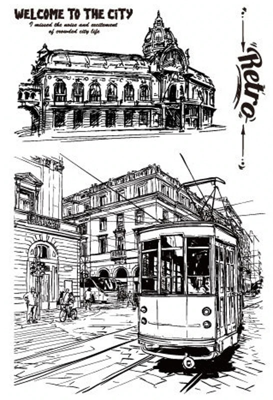 City Tram Transparent Clear Silicone Stamp/Seal for DIY Scrapbooking/photo Album Decorative Craft Stamp Sheets F4030
City Tram Transparent Clear Silicone Stamp/Seal for DIY Scrapbooking/photo Album Decorative Craft Stamp Sheets F4030