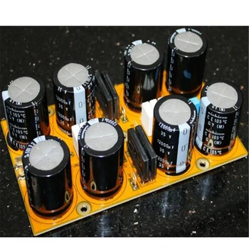 8 PCS 35V12000UF Capacitors 50A rectifier bridge Dual power supply CRC rectifier filter power board for PASS A3 amplifier board
8 PCS 35V12000UF Capacitors 50A rectifier bridge Dual power supply CRC rectifier filter power board for PASS A3 amplifier board