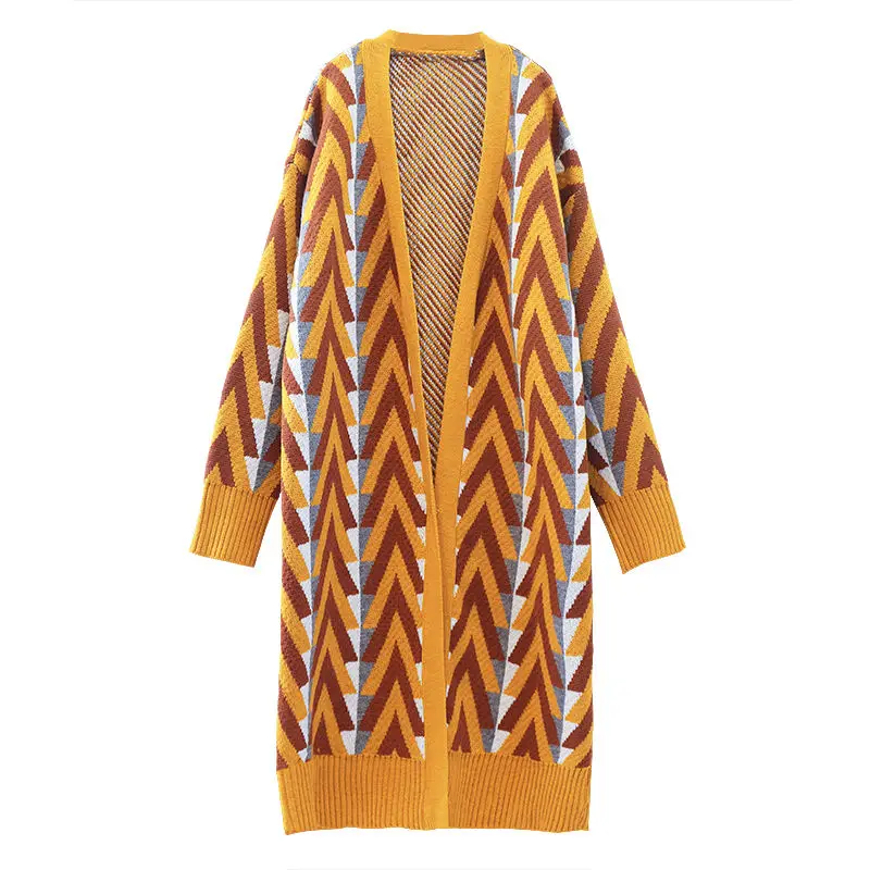 2019 Spring Autumn Sweater Coat Women Winter Korean Striped Loose Large Size Lazy Wind X Long Knit Cardigan Trench Coats X03
2019 Spring Autumn Sweater Coat Women Winter Korean Striped Loose Large Size Lazy Wind X Long Knit Cardigan Trench Coats X03