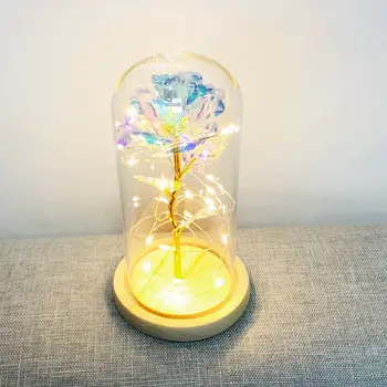 1 Set Desk Rose Ornament Gold Branch Luxury Wedding Valentine's Day Gifts Girlfriend Glass Cover LED Light Night Part Decoration
1 Set Desk Rose Ornament Gold Branch Luxury Wedding Valentine's Day Gifts Girlfriend Glass Cover LED Light Night Part Decoration