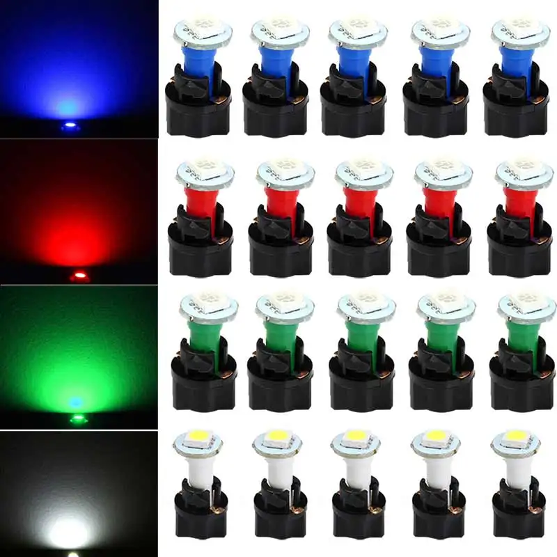 10pcs LED Car Twist Socket Instrument Panel Dash Light Bulb T5 PC74 SMD 5050 12V Dashboard Bulb DXY88
10pcs LED Car Twist Socket Instrument Panel Dash Light Bulb T5 PC74 SMD 5050 12V Dashboard Bulb DXY88