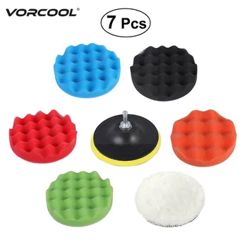 VORCOOL 7PCS Buffing Sponge Polishing Pad Self-Adhesive Disc Wool Disc Polishing Wax Sanding Pad Kit for Car Care Tool Pad
VORCOOL 7PCS Buffing Sponge Polishing Pad Self-Adhesive Disc Wool Disc Polishing Wax Sanding Pad Kit for Car Care Tool Pad