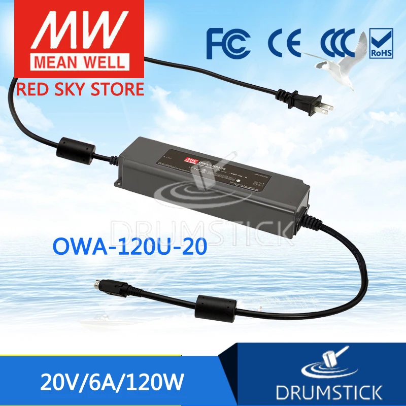 MEAN WELL OWA-120U-20 20V 6A meanwell OWA-120U 20V 120W Single Output Moistureproof Adaptor USA Type
MEAN WELL OWA-120U-20 20V 6A meanwell OWA-120U 20V 120W Single Output Moistureproof Adaptor USA Type
