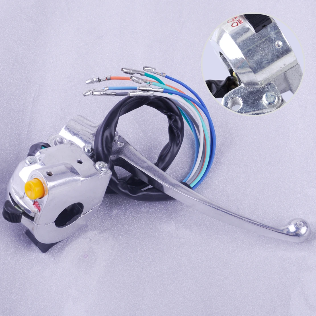 DWCX Motorcycle Silver Left Electric Handlebar Control Switch Fit for 50cc Retro Scooter Mount ATV Dirt Bike Parts
DWCX Motorcycle Silver Left Electric Handlebar Control Switch Fit for 50cc Retro Scooter Mount ATV Dirt Bike Parts