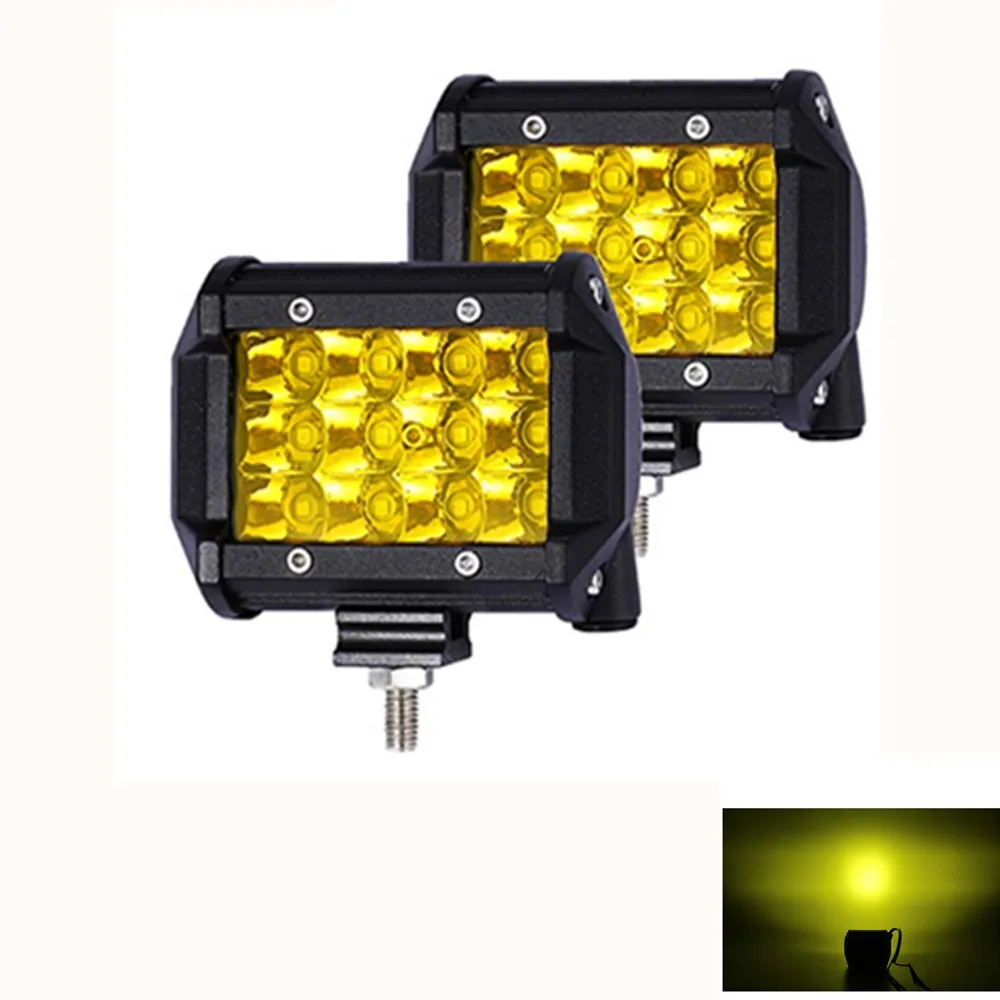 2 Pcs LED Work Light Bar 4" 36W Amber/White Spot Beam Driving Fog Light Waterproof for Off-road Car ATV SUV Jeep Boat
2 Pcs LED Work Light Bar 4" 36W Amber/White Spot Beam Driving Fog Light Waterproof for Off-road Car ATV SUV Jeep Boat