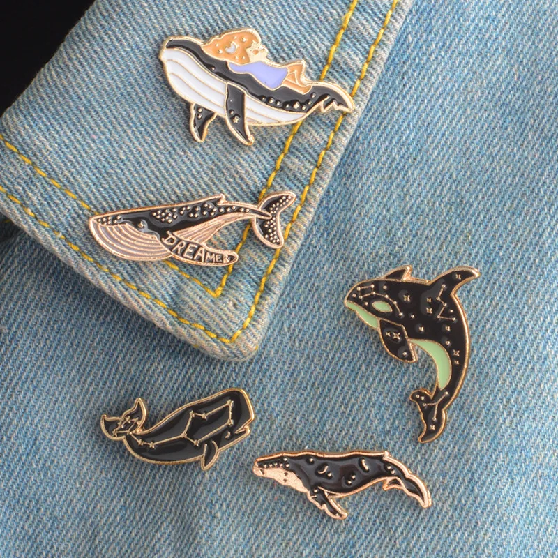 2018 Cartoon Animal Fish Whale Shark Dolphin Enamel Alloy Brooch Fashion Badge Denim Bag Accessories Pins Woman Jewelry Gifts
2018 Cartoon Animal Fish Whale Shark Dolphin Enamel Alloy Brooch Fashion Badge Denim Bag Accessories Pins Woman Jewelry Gifts