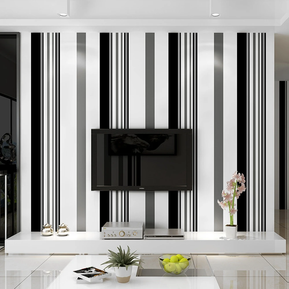 Modern Feature Brief Vertical Stripes Wallpaper Striped Wall Coverings Papel De Parede Home Decoration Non Woven Design
Modern Feature Brief Vertical Stripes Wallpaper Striped Wall Coverings Papel De Parede Home Decoration Non Woven Design