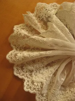 ivory Embrpidered Bridal, retro floral scalloped , vintage lace trimwscx011h 10yards
ivory Embrpidered Bridal, retro floral scalloped , vintage lace trimwscx011h 10yards