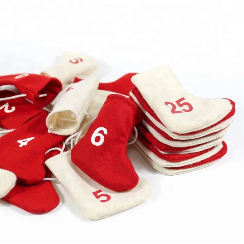 Creative 24pc Non-Woven Stockings 24 Days Countdown Advent Calendar Garland Stockings For Holiday Party Christmas
Creative 24pc Non-Woven Stockings 24 Days Countdown Advent Calendar Garland Stockings For Holiday Party Christmas