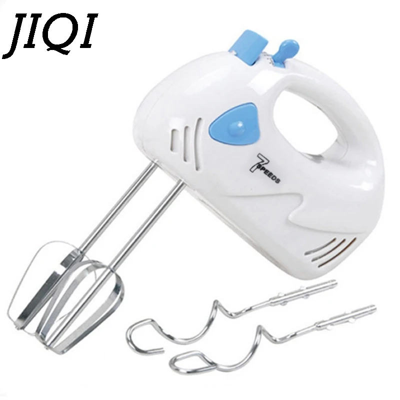 JIQI Electric Handheld Food Blender 7 Speed Double Whisk Eggs Mixer Batter Beater Stirrer Cream Agitator Cake Cooking Processor
JIQI Electric Handheld Food Blender 7 Speed Double Whisk Eggs Mixer Batter Beater Stirrer Cream Agitator Cake Cooking Processor