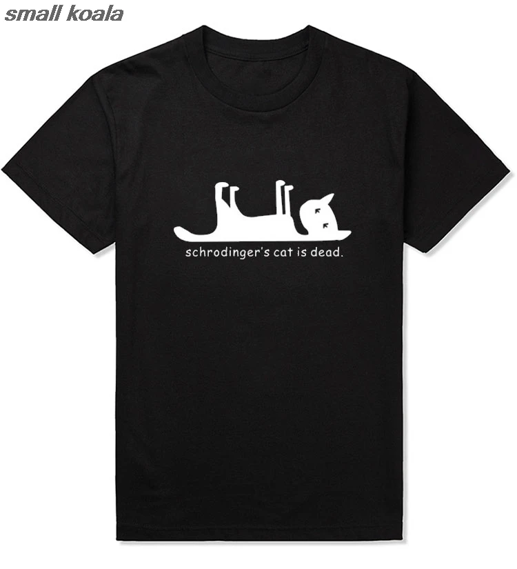 Schrodingers Cat is Dead FUNNY PRINTED MENS T-SHIRT Science Geek The Big Bang Theory Sheldon Cooper TBBT PRINTED T SHIRT 
Schrodingers Cat is Dead FUNNY PRINTED MENS T-SHIRT Science Geek The Big Bang Theory Sheldon Cooper TBBT PRINTED T SHIRT