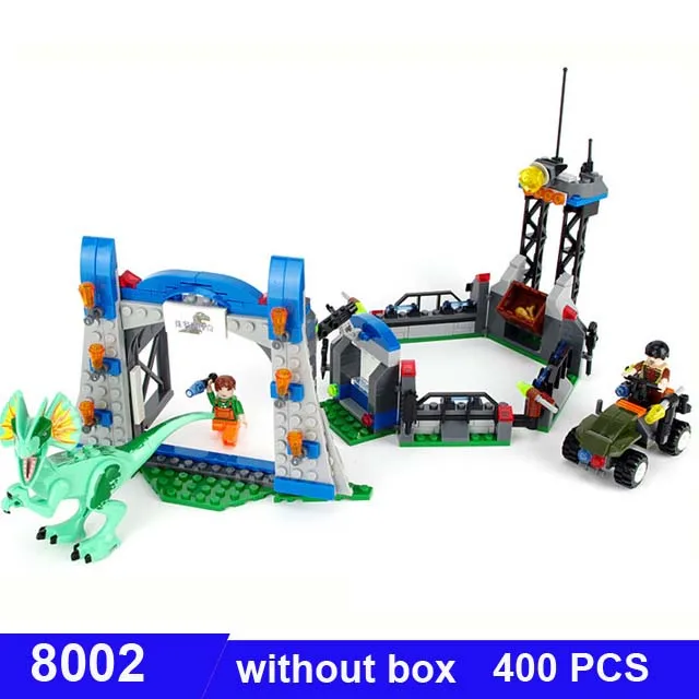 Building blocks TS8002 400pcs Compatible with jurassic world dinosaur Bricks Diplodocus escape figures toys for children
Building blocks TS8002 400pcs Compatible with jurassic world dinosaur Bricks Diplodocus escape figures toys for children